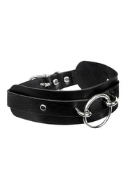 Obróżka O-Ring Front Collar Black/Silver Kinky Diva — zdjęcie produktu od PLAYROOM