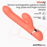 Mindy Vibe with Up and Down Beads Ring, Finger and Pulsation with APP – fotografia 3