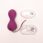 Velvet Touch kulki wibrujące sterowane zdalnie ładowane usb fioletowe – fotografia 2