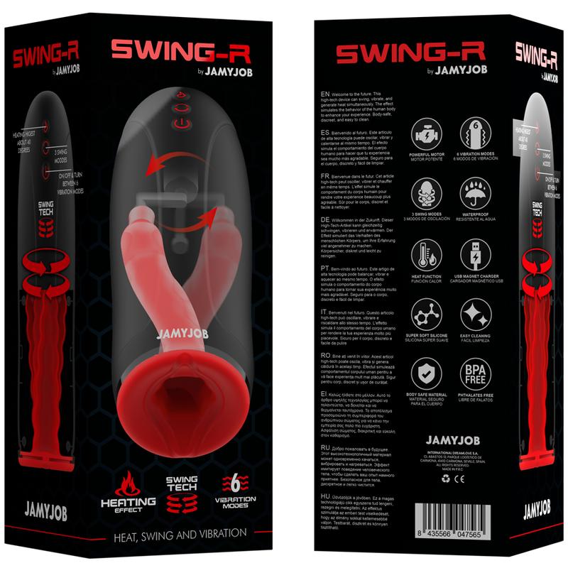 JAMYJOB - SWING-R HEATING EFFECT, SWING TECH AND VIBRATION MASTURBATOR – fotografia 1