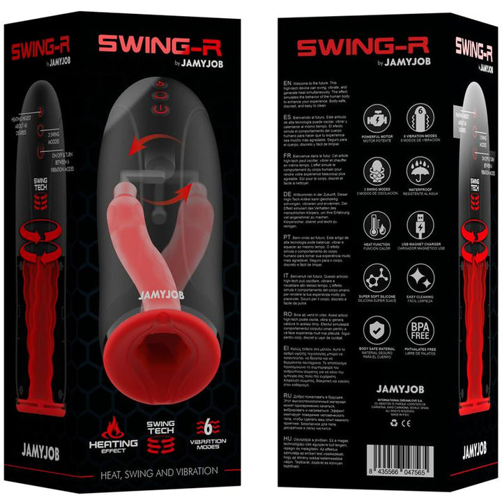 Jamyjob Swing-R – masturbator z podgrzewaniem i wibracją