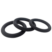 Silikonowy pierścień erekcyjny Brutus Slim Donut Silicone Cock Ring Black 55 mm — zdjęcie produktu od PLAYROOM