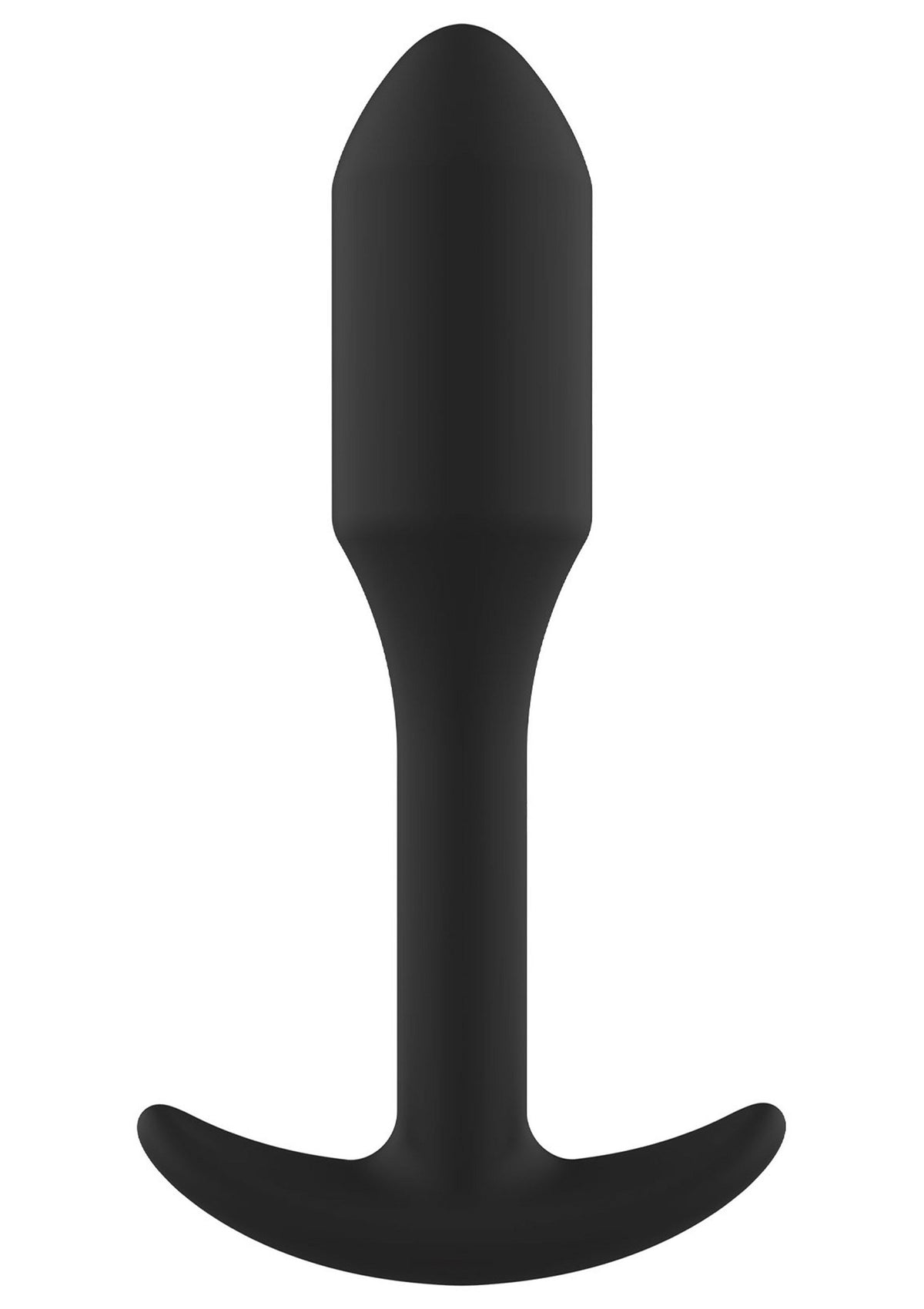 ToyJoy Smooth Plug — czarny korek silikonowy S–XL — Small — 9,7 cm