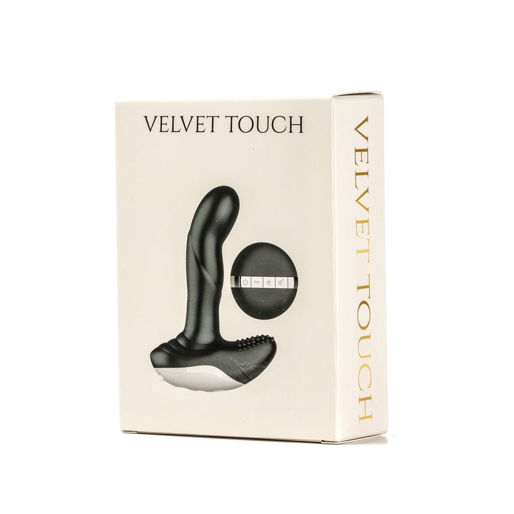 Velvet Touch – masażer prostaty z podgrzewaniem, czarny