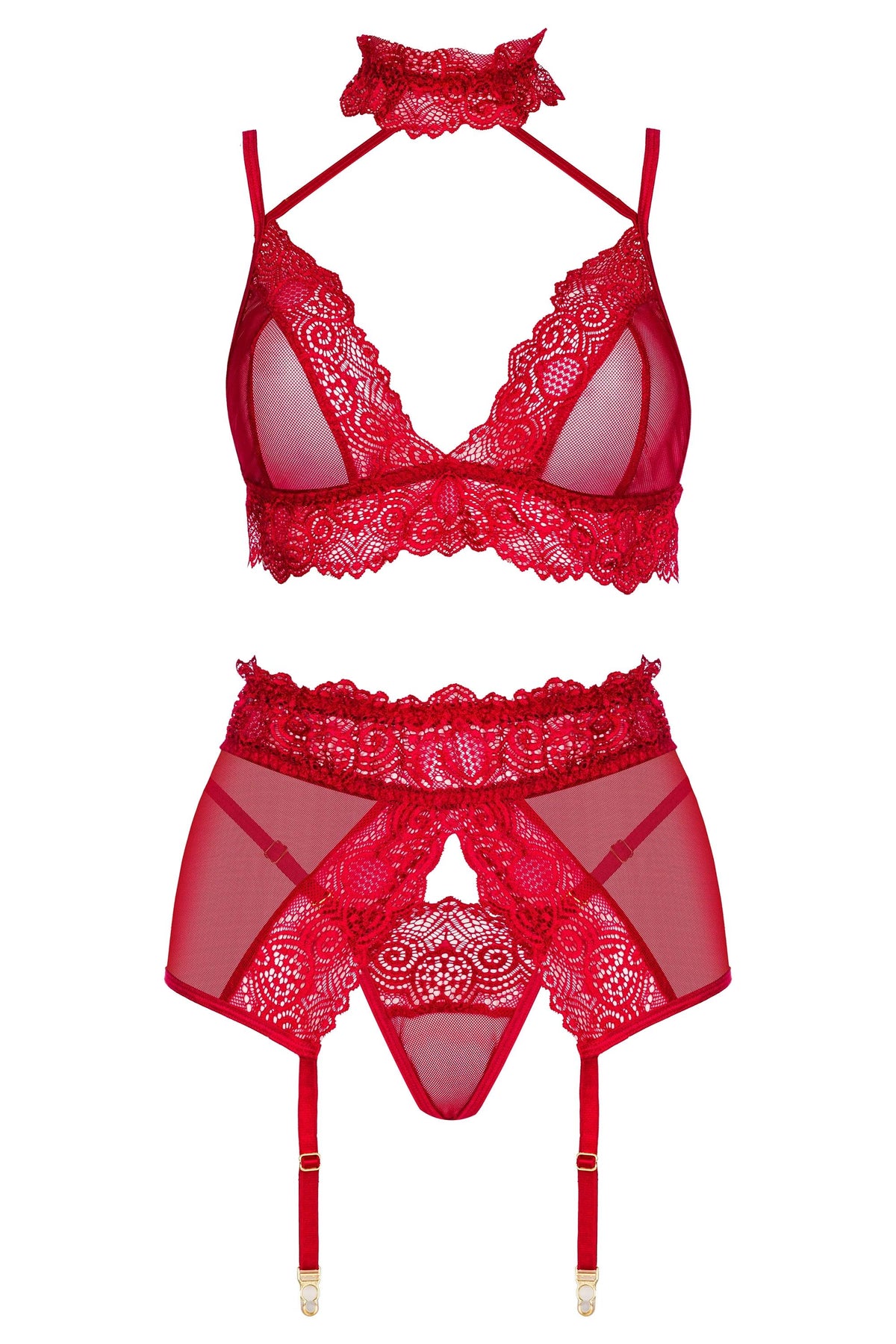 Beauty Night Velvet Sin Cherry BN6762 — elementy kompletu