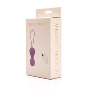 Velvet Touch kulki wibrujące sterowane zdalnie ładowane usb fioletowe – fotografia 1
