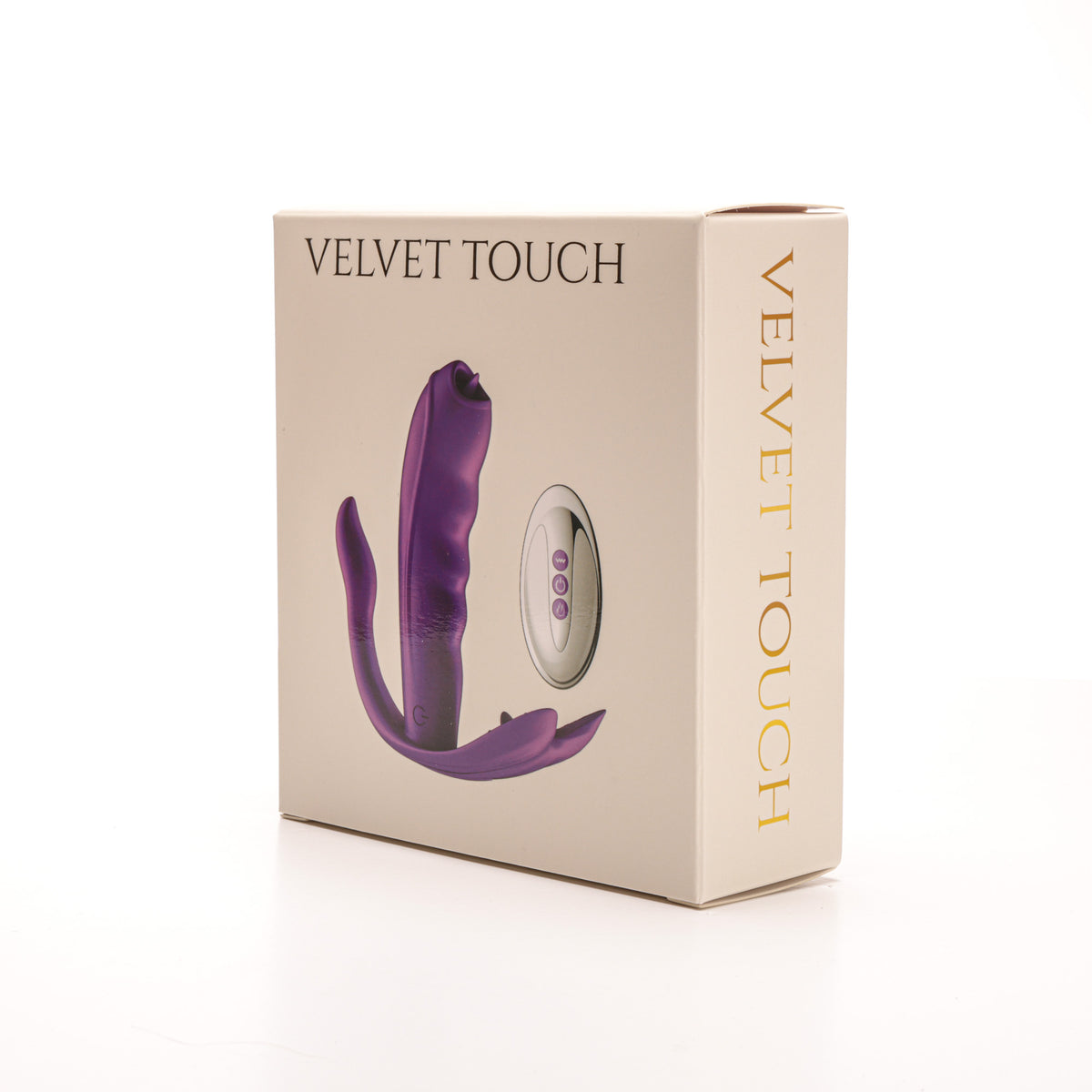 Velvet Touch stymulator łechtaczki sterowany bezprzewodowo ładowany usb fioletowy – fotografia 1