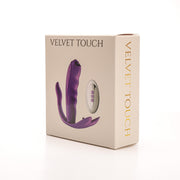 Velvet Touch stymulator łechtaczki sterowany bezprzewodowo ładowany usb fioletowy – fotografia 1
