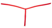 Czerwone stringi Svenjoyment 218031631 — widok z tyłu