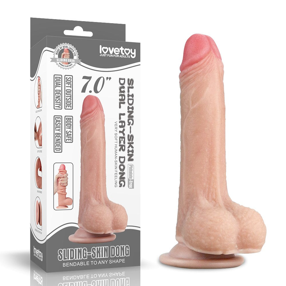 7″ sliding-skin Dildo – fotografia katalogowa ToyStore