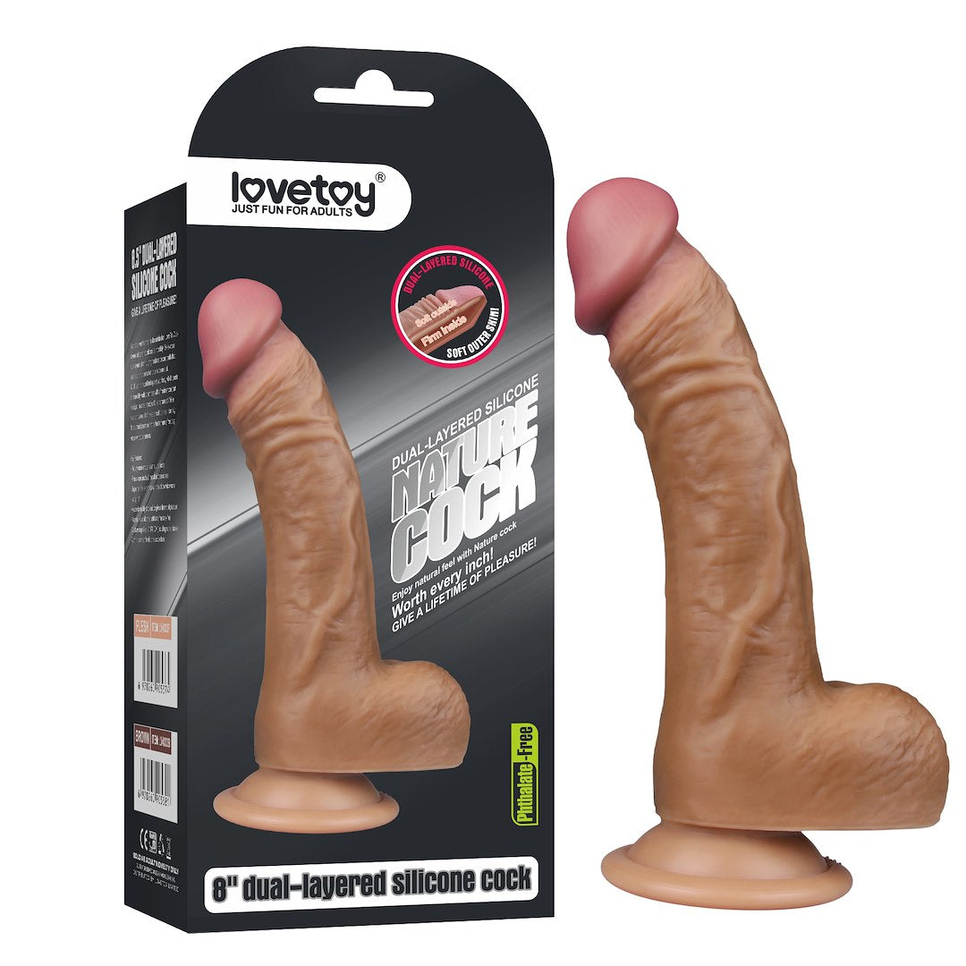 Dildo 8″ nature cock – fotografia katalogowa ToyStore