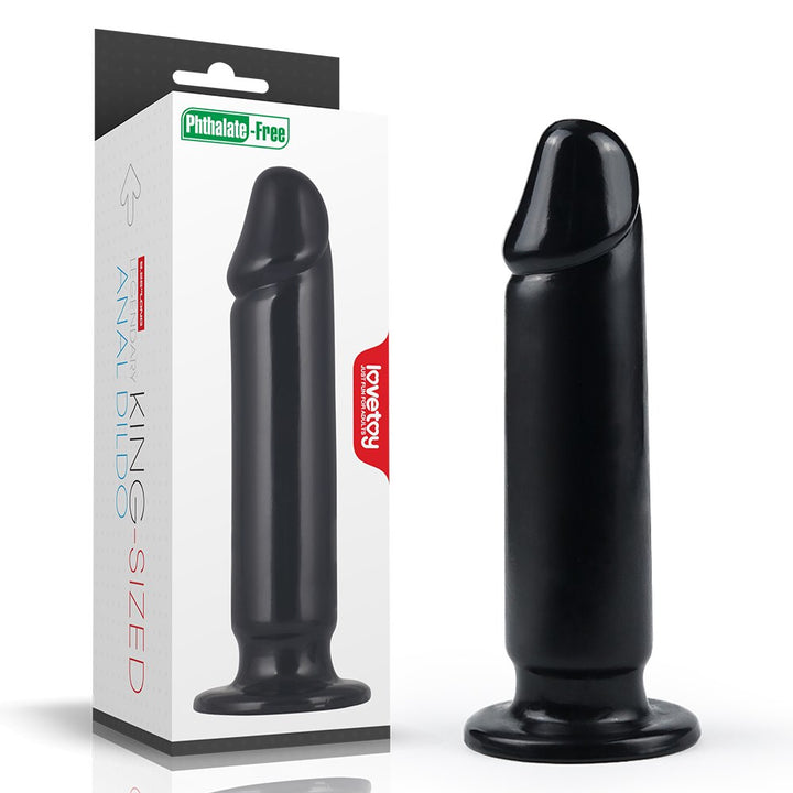 LOVETOY King Sized – dildo PVC 23,5 cm, czarne
