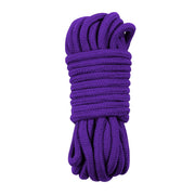 LOVETOY Fetish Bondage Rope — fioletowa lina bawełniana 10 m — zdjęcie produktu LOVETOY / ToyStore