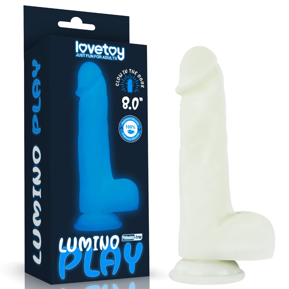8.0″ lumino play silicone Dildo – fotografia katalogowa ToyStore