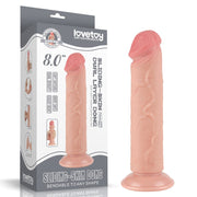 Dildo 8″ sliding skin dual layer dong flesh – fotografia katalogowa ToyStore