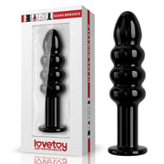 LOVETOY — KOREK 5.5" GLASS ROMANCE CZARNY – zdjęcie 1