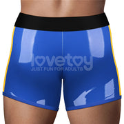 LOVETOY Chic Strap-On Shorts — 36–39 cali w pasie, niebieski — zdjęcie produktu LOVETOY / ToyStore