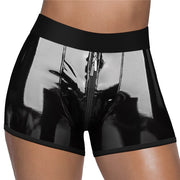 LOVETOY Chic Strap-On Shorts — 32–35 cali w pasie, czarny — zdjęcie produktu LOVETOY / ToyStore