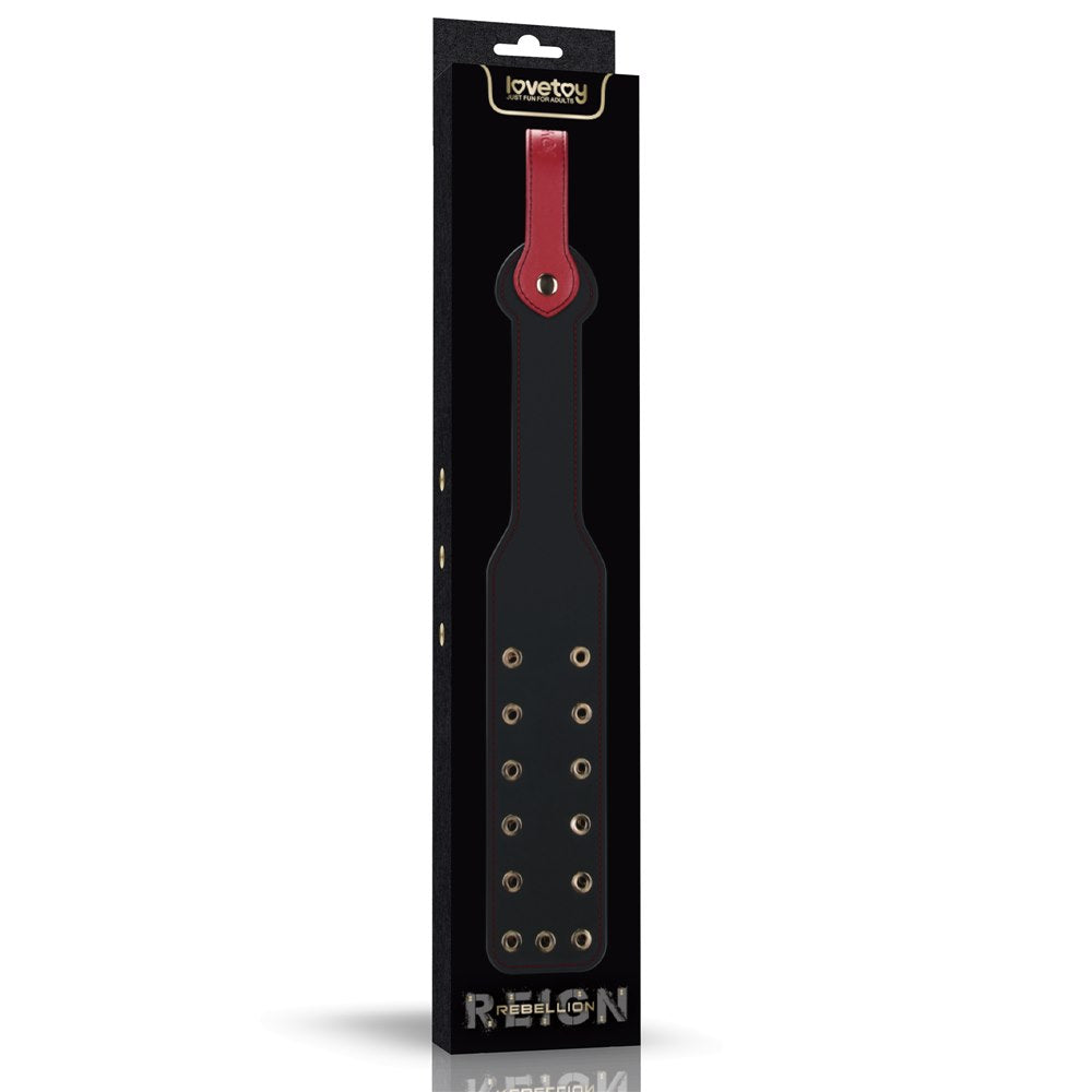 LOVETOY Rebellion Reign Paddle Dual-Branch — czarna packa — zdjęcie produktu LOVETOY / ToyStore