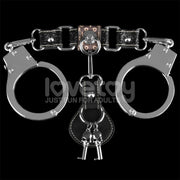 LOVETOY Rebellion Heavy Metal Handcuffs — srebrne kajdanki — zdjęcie produktu LOVETOY / ToyStore