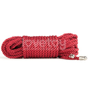 LOVETOY Rebellion Crimson Silky Bondage Rope — czerwona lina 10 m — zdjęcie produktu LOVETOY / ToyStore
