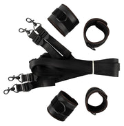 Vegan Fetish — regulowany zestaw pasów z mankietami — 24931601001