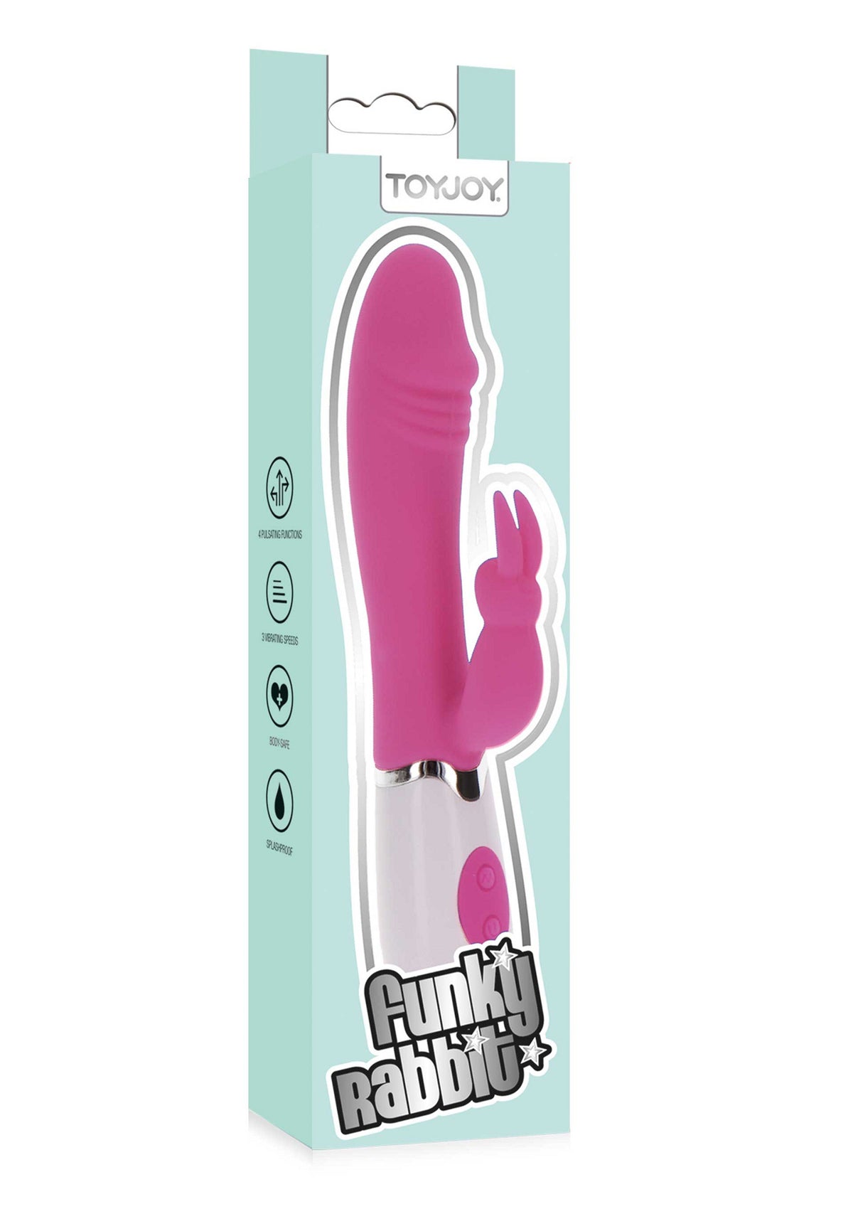 ToyJoy Funky Fun Toys Funky Rabbit — różowy – fotografia produktu wg LaGrana