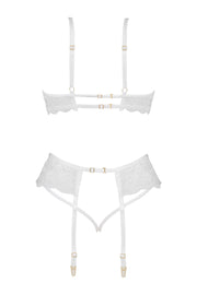 Beauty Night Rose White — biały komplet