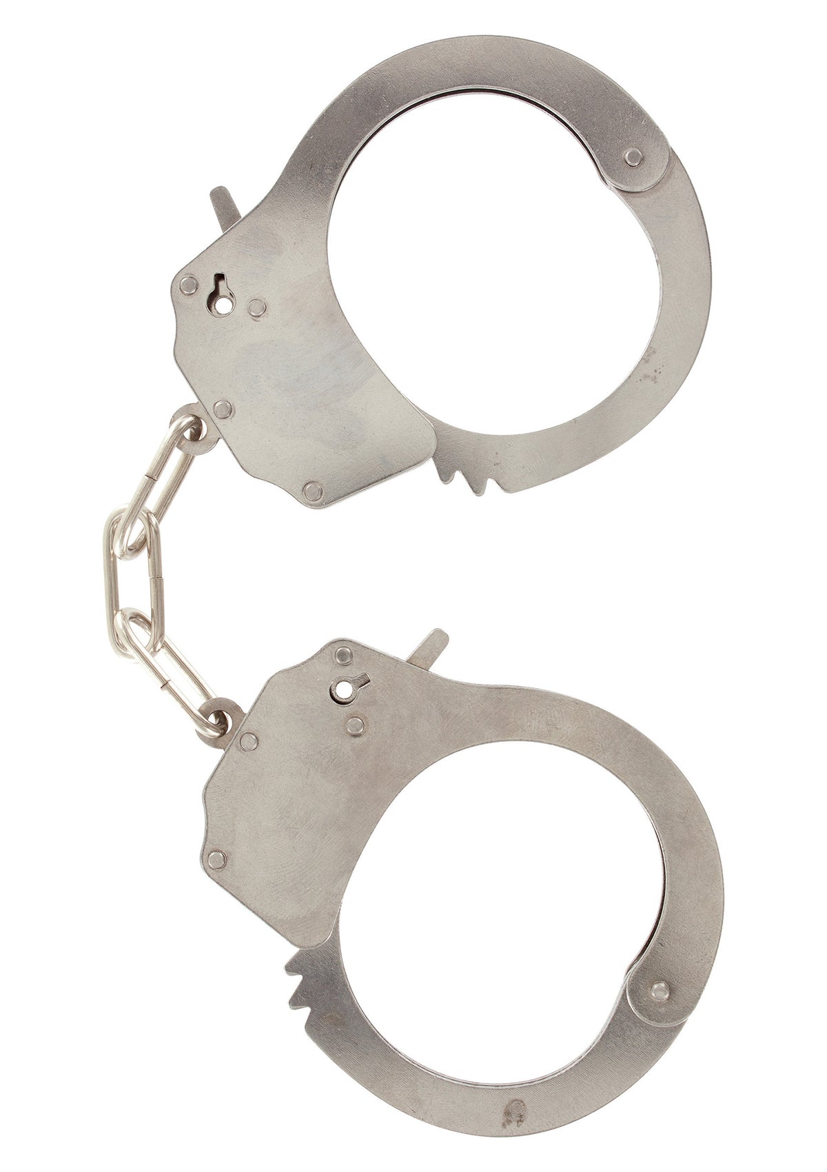 ToyJoy Metal Handcuffs — metalowe kajdanki z kluczykami — Srebrny