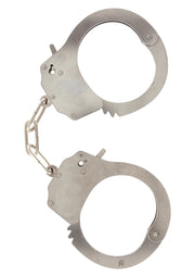 ToyJoy Metal Handcuffs — metalowe kajdanki z kluczykami — Srebrny