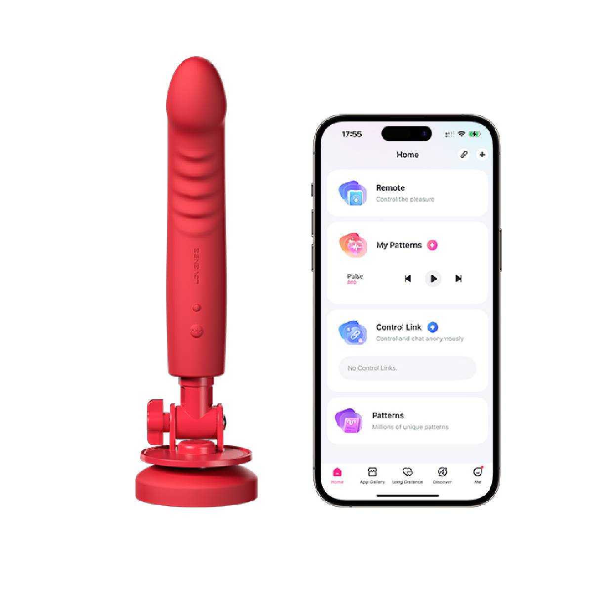 Lovense Mission 2 – wibrujące dildo z Touch-Sense – zdjęcie 1 od dystrybutora PLAYROOM