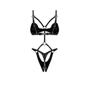 Obsessive Dame Controle – body otwarte, czarne S/M/L – zdjęcie 2 ze źródła PLAYROOM