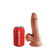 Dildo Plus 17Cm King Cock Triple Density With Balls Tan Pipedream — zdjęcie produktu od PLAYROOM