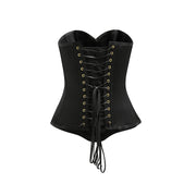 Czarny Gorset Zasłaniający Piersi Upko Black Overbust Corset L UPKO — zdjęcie produktu PLAYROOM