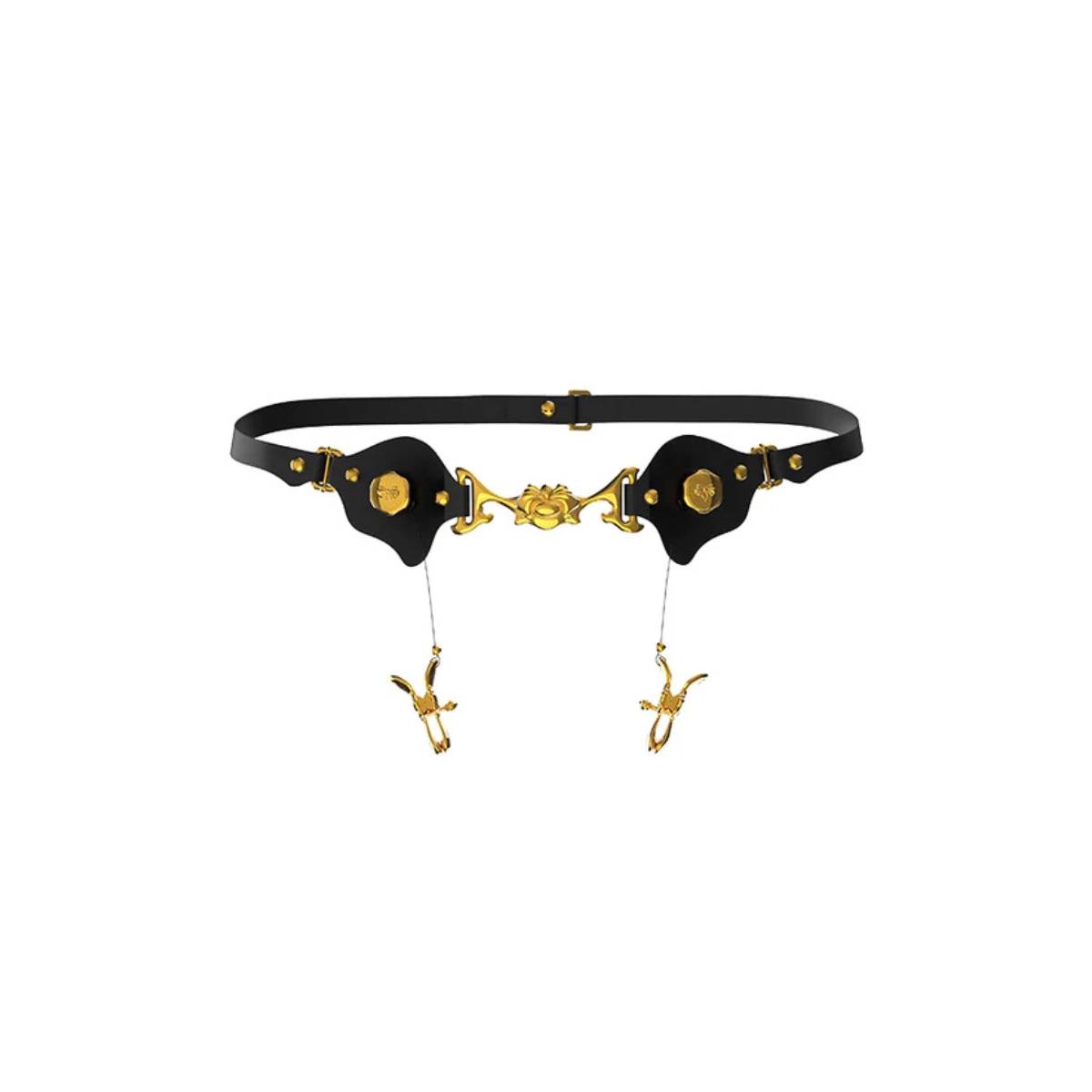 Pas Mystic Bond Collection - Belt With Labia Extender Clamps UPKO — zdjęcie produktu PLAYROOM