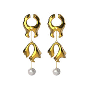 Luksusowe Klamerki Na Sutki "Moist Eyes" Pearl Nipple Clamps UPKO — zdjęcie produktu PLAYROOM