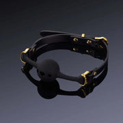 Czarny Knebel Middle Heart-Shaped Breathable Mouth Gag UPKO — zdjęcie produktu PLAYROOM