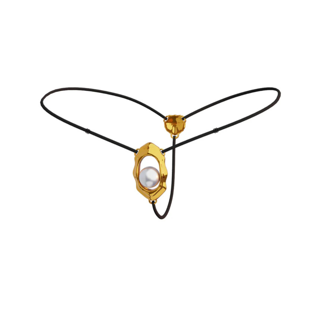 Moist Eyes G-String Clitoral Jewelry With Bead Stimulator UPKO — zdjęcie produktu PLAYROOM