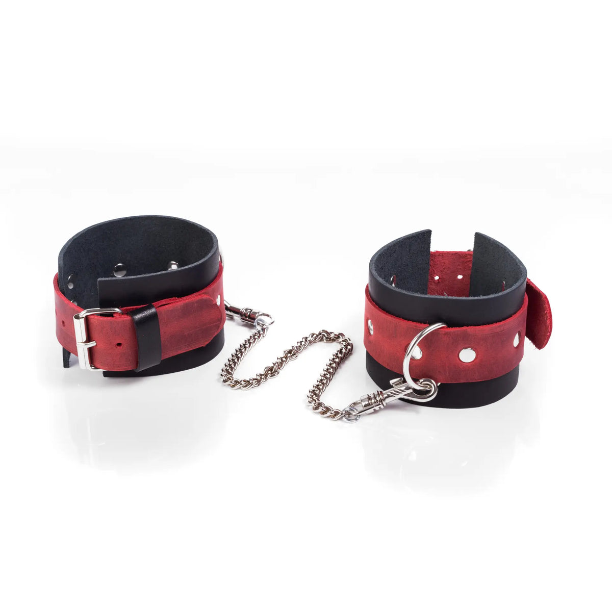 Kajdanki Crazy Horse Red L Whips — zdjęcie produktu 1 od PLAYROOM