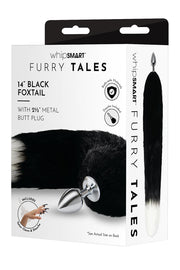 Korek Analny Lisi Ogon Metal Plug Black Indigo Fox Tail Whipsmart — zdjęcie produktu od PLAYROOM