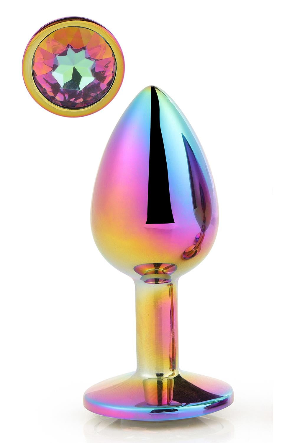Korek Analny Gleaming Love Multicolour Plug Small Dreamtoys — zdjęcie produktu od PLAYROOM