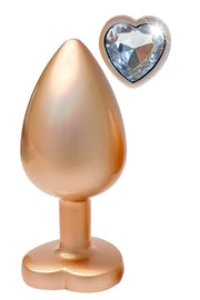 Korek Analny Gleaming Love Pearl Gold Plug Large Dreamtoys — zdjęcie produktu od PLAYROOM