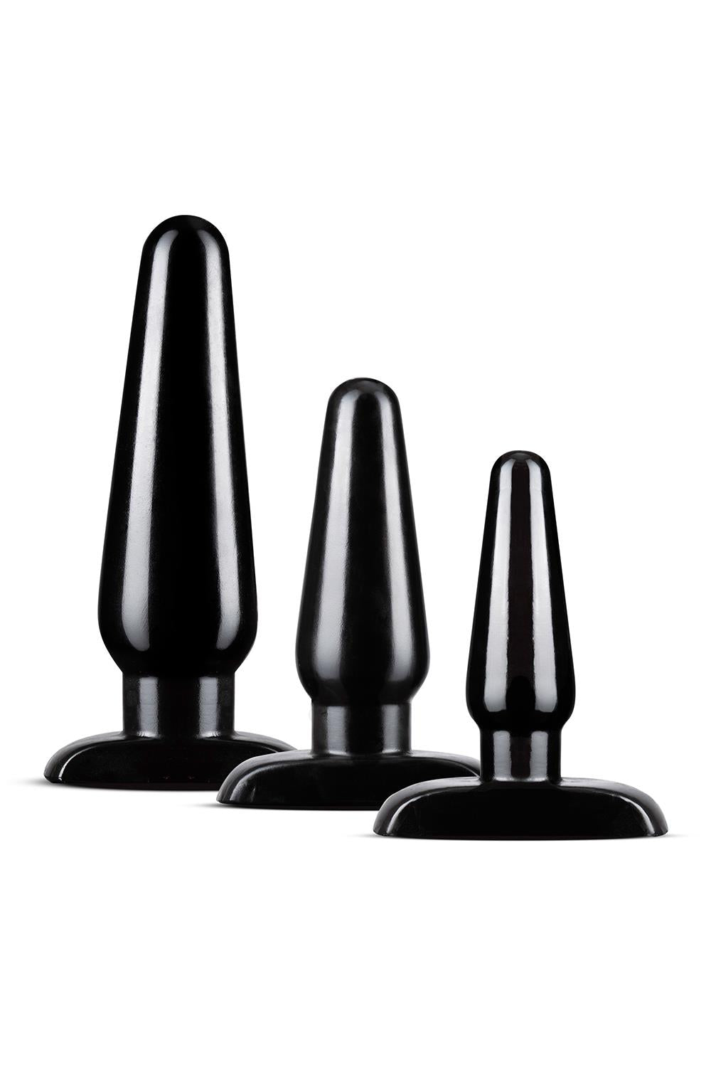 Zestaw Korków Blush Anal Adventures Basic Plug Kit Black Blush — zdjęcie produktu od PLAYROOM