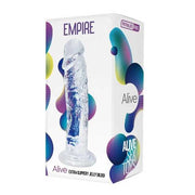 Przezroczyste Dildo 19,3 Cm Empire Jelly Dildo Clear Alive — zdjęcie produktu 2 od PLAYROOM