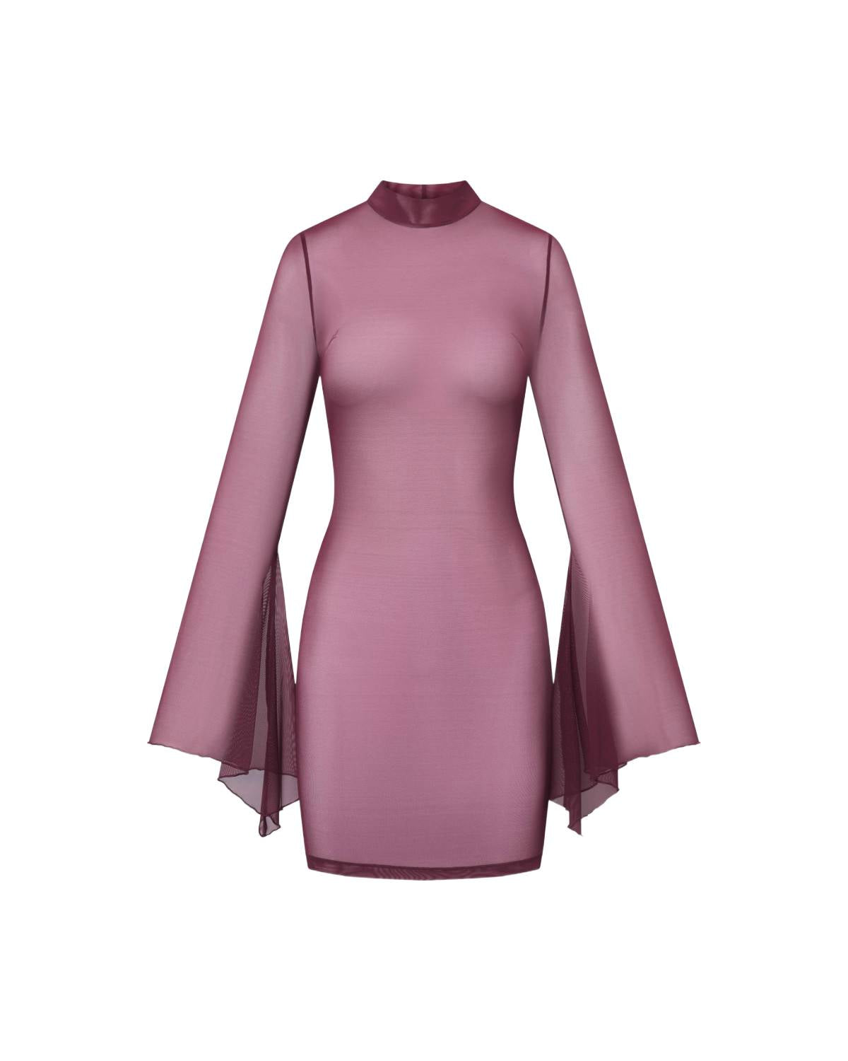 Promees Mara Burgundy – sukienka, burgundowy, rozmiar M/L – ujęcie 1
