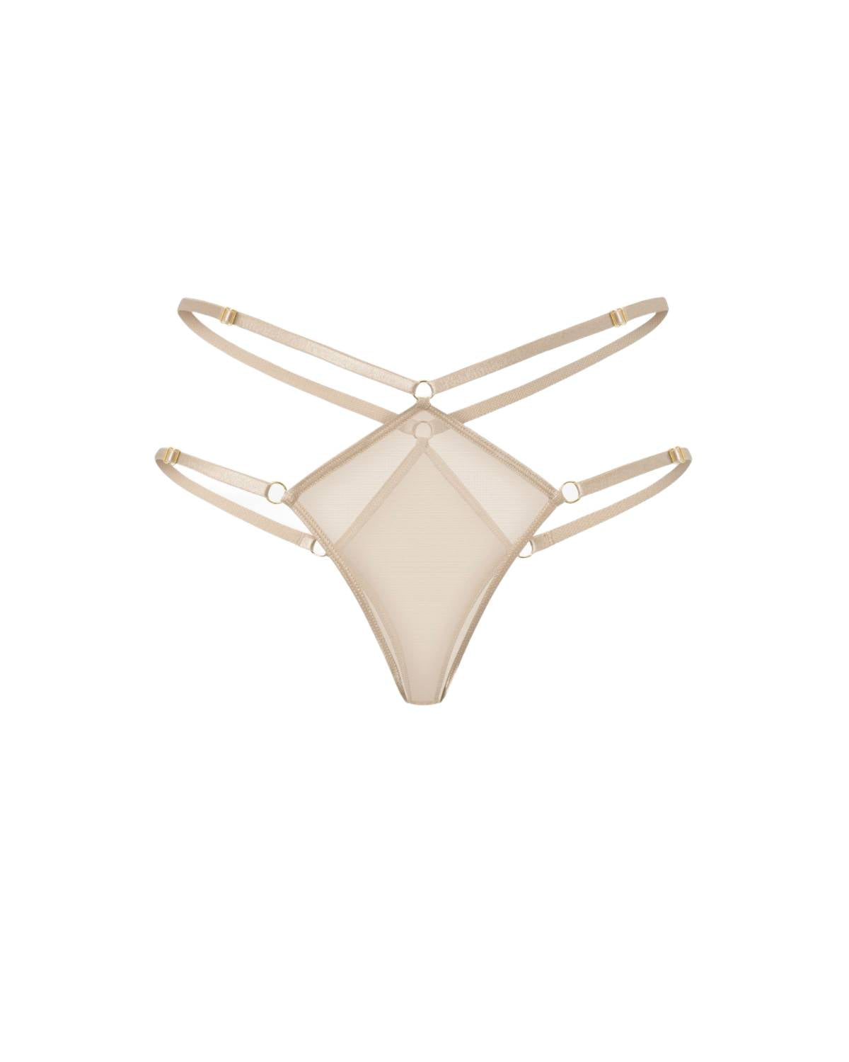 Reina Nude Stringi Onesize Promees — zdjęcie produktu od PLAYROOM