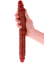 Podwójne Dildo Toyjoy Get Real Silicone Foreskin Double Dong 35Cm TOYJOY — zdjęcie produktu od PLAYROOM