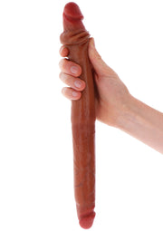 Podwójne Dildo Toyjoy Get Real Silicone Foreskin Double Dong 40Cm TOYJOY — zdjęcie produktu od PLAYROOM