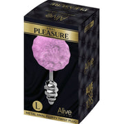 Korek Analny Z Ogonkiem Metal Anal Fluffy Twist Plug Lila L Alive — zdjęcie produktu od PLAYROOM