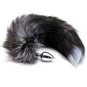 Korek Analny Lisi Ogon Black & White Fox Tail S Alive — zdjęcie produktu 1 od PLAYROOM